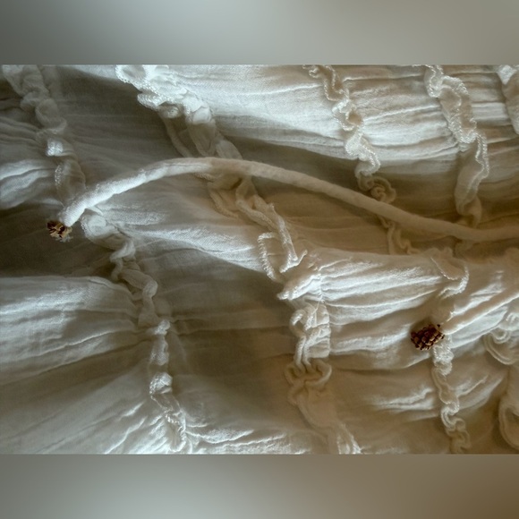 Free People Darcy Layered Ruffle Mini Dress. - Picture 8 of 9